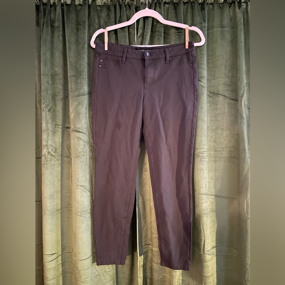 Liverpool Olive Green Stretch Skinny Jeans/Leggings